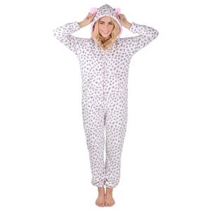 🌟 Ladies Fleece One Piece Pyjamas